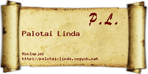 Palotai Linda névjegykártya